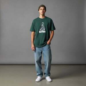 Butter Goods Hound Dog Graphic Tee Forest Green Size Small Skate Streetwear